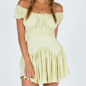 Princess Polly Mini Lime Romper